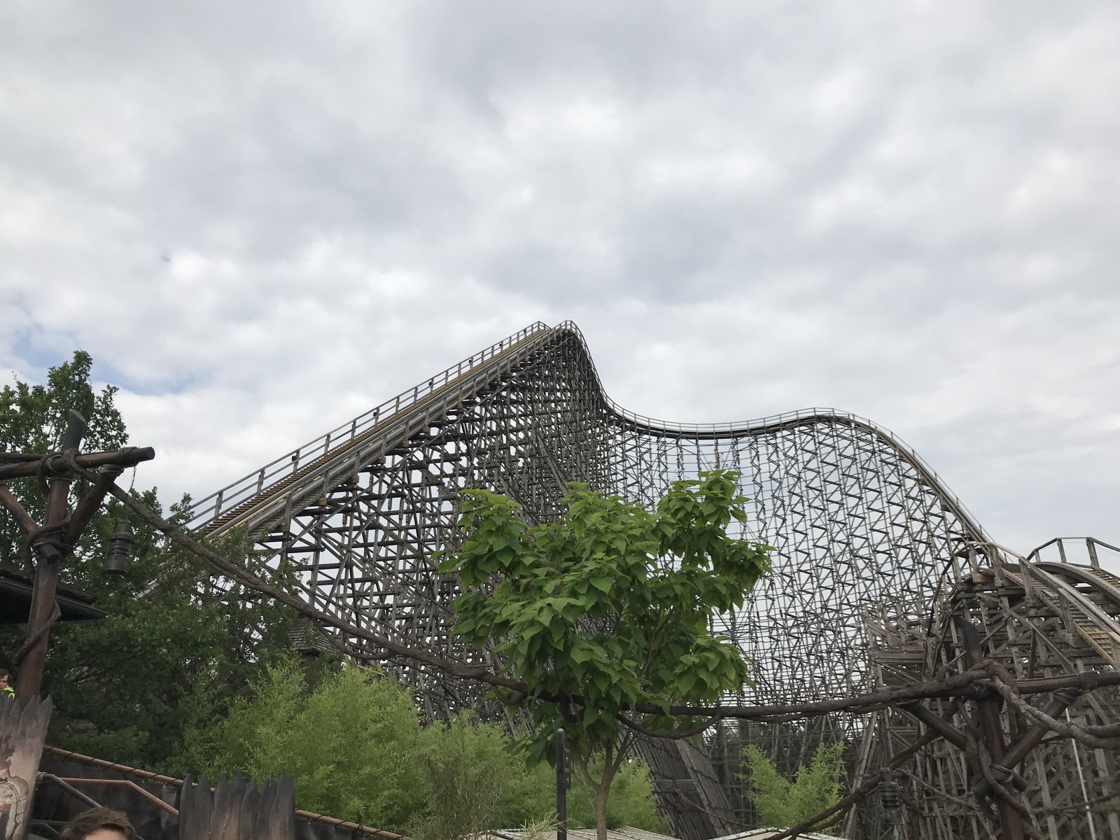 Holzachterbahn Colossos im Heide Park Soltau